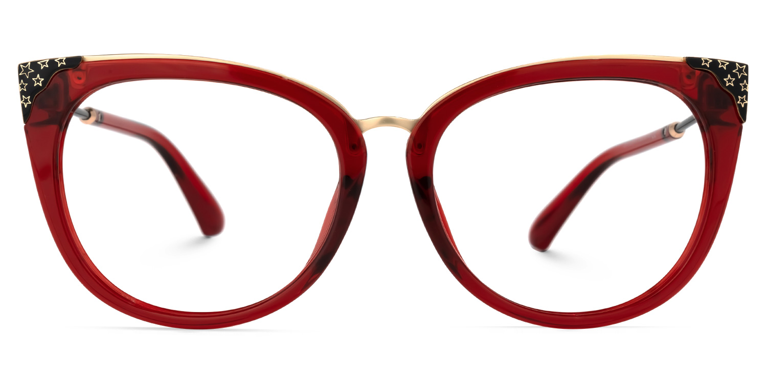 Dalton Cateye Red Glasses | ZEELOOL Canada0