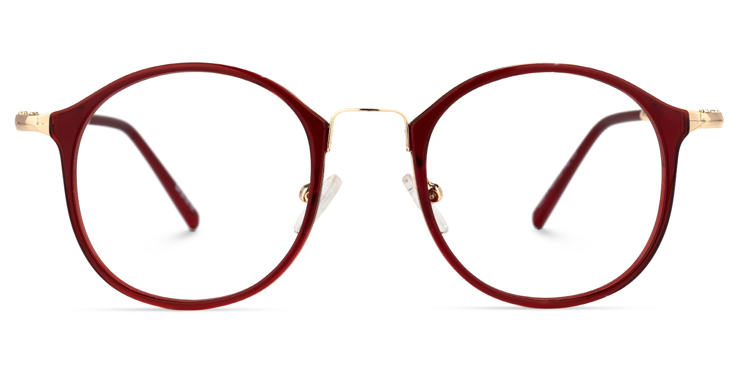 Colcas Round Red Glasses0