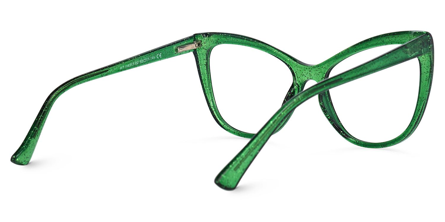 Gomez Cateye Green Glasses | ZEELOOL Canada3