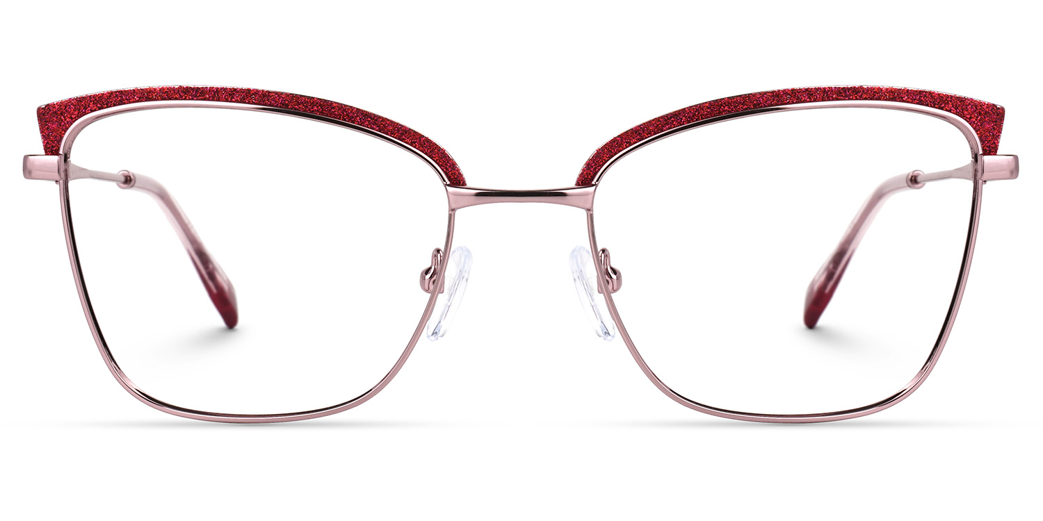 Myra Cateye Red Glasses | ZEELOOL Canada0