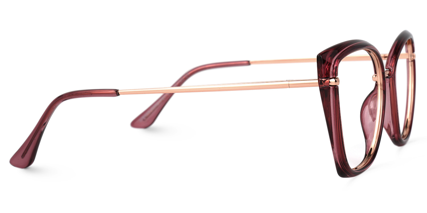 Montalvo Cateye Pink Glasses | ZEELOOL Canada2