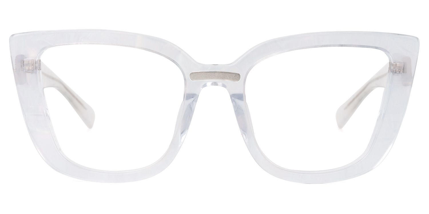 Peggy Cateye Clear Glasses | ZEELOOL Canada0