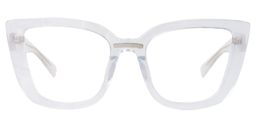 Peggy Cateye Clear Glasses0