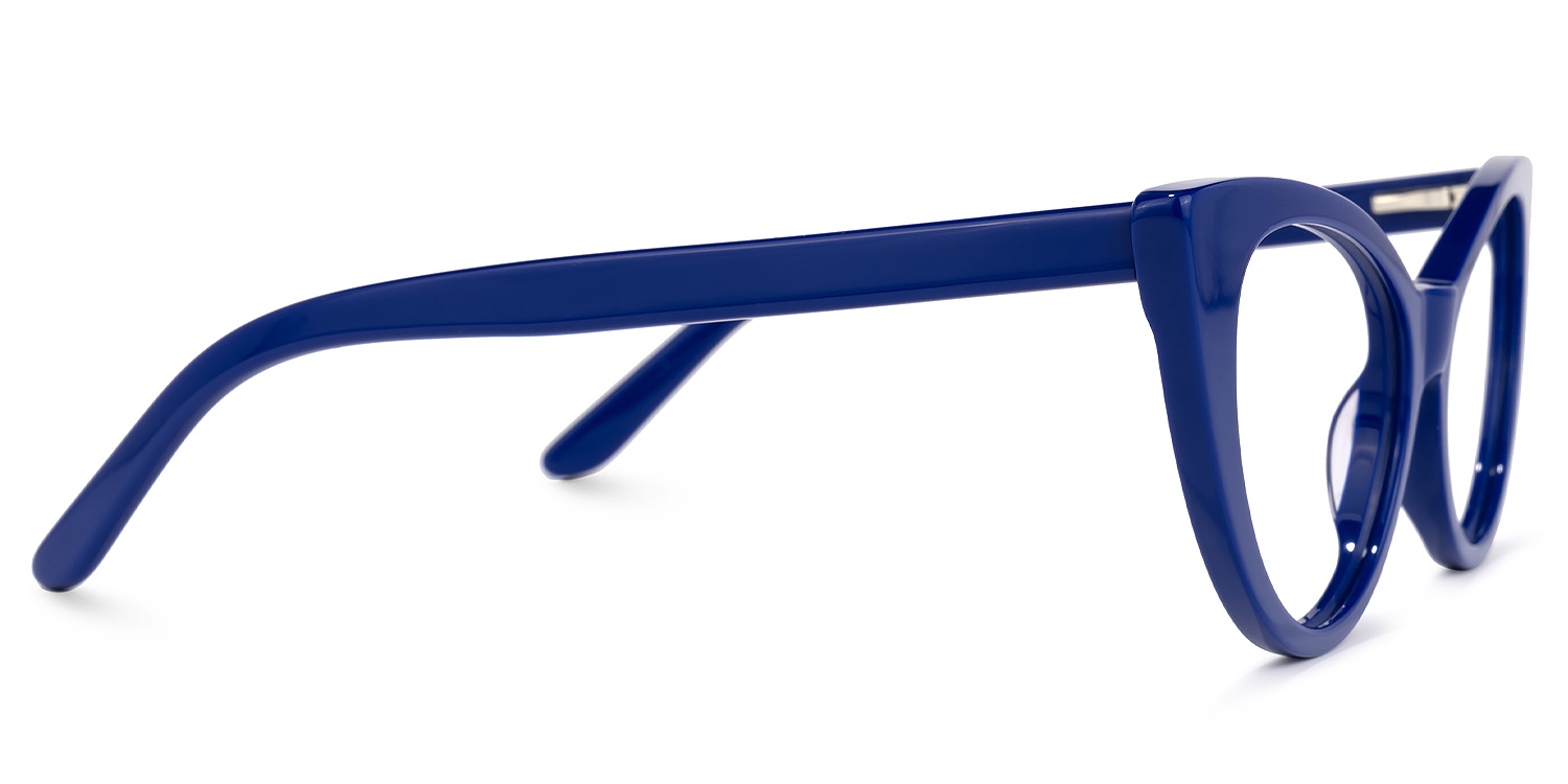 Marilyn Cateye Blue Eyeglasses | ZEELOOL Canada2