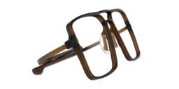 Dorthe Aviator Brown Glasses2
