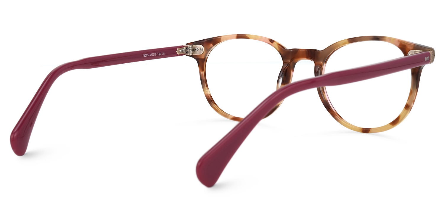 Tankins Round Brown Glasses | ZEELOOL Canada3