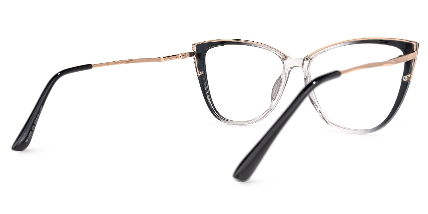 Malaika Cateye Black Glasses | ZEELOOL Canada3