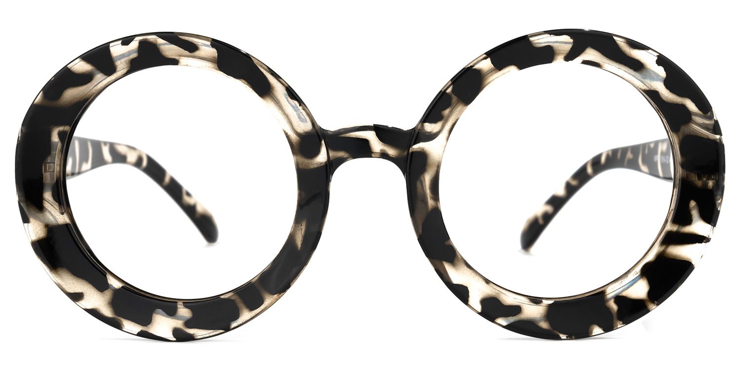 Franca Round Dark-Tortoise Glasses | ZEELOOL Canada0