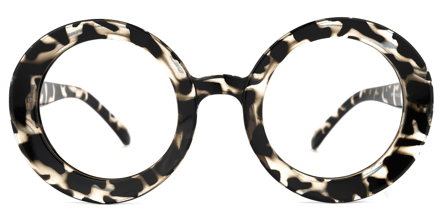 Franca Round Dark-Tortoise Glasses0