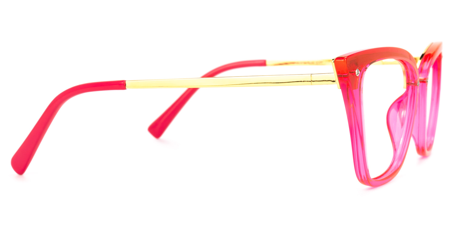 Dionne Cateye Bright-Pink Glasses | ZEELOOL Canada6