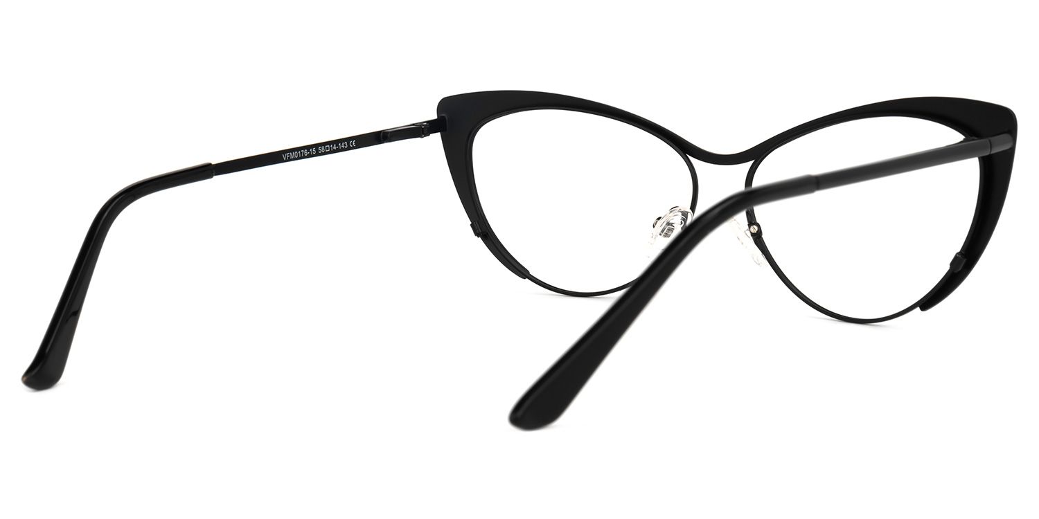 Cateye Black Glasses | ZEELOOL Canada3