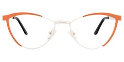 Sydney Cat Eye Orange Glasses0