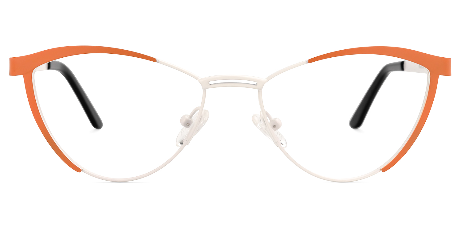 Sydney Cat Eye Orange Glasses0
