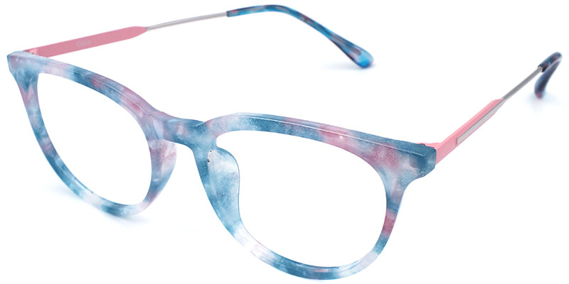 Christina Round Glasses on Zeelool.com8