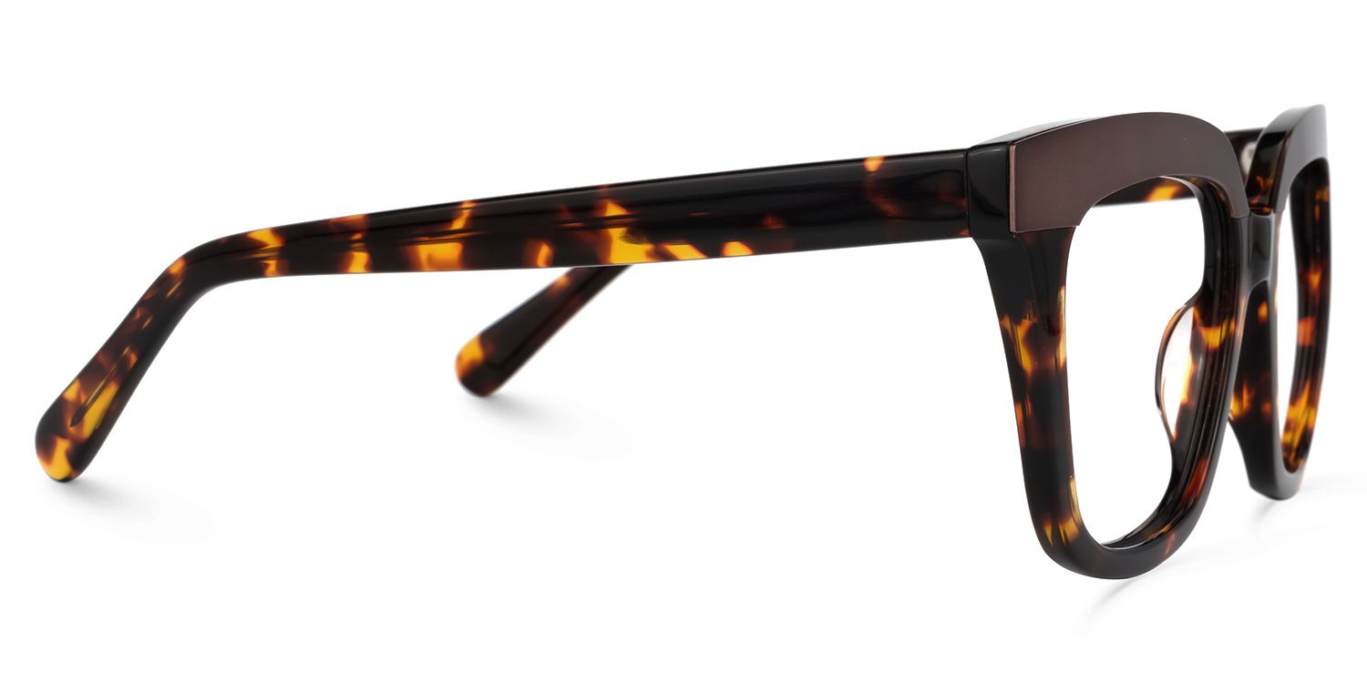Milledge Square Tortoise Glasses | ZEELOOL Canada2
