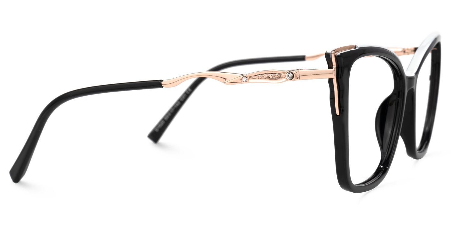 Bieisha Cateye Black Glasses | ZEELOOL Canada