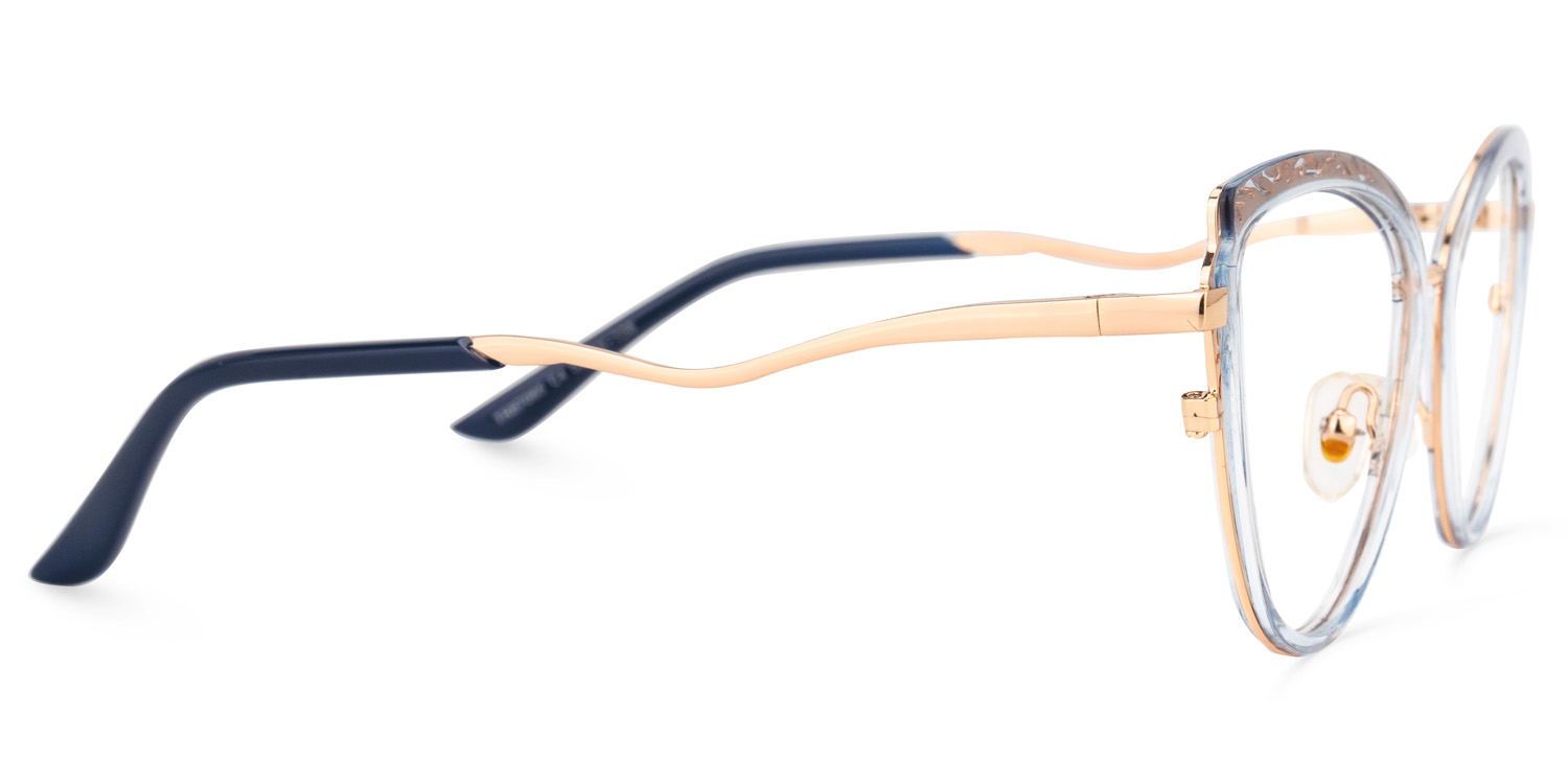 Arceiba Cateye Light-Gold Glasses | ZEELOOL Canada2