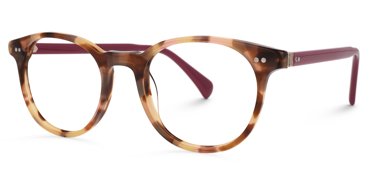 Tankins Round Brown Glasses | ZEELOOL Canada1
