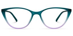 Lucy Cateye Green Glasses 0