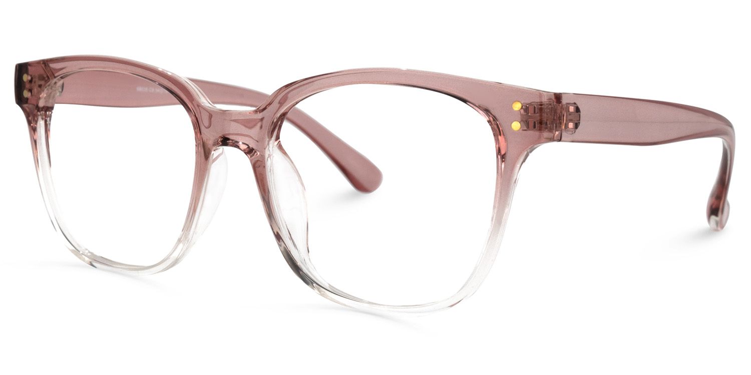 Aenid Square Pink Glasses | ZEELOOL Canada1