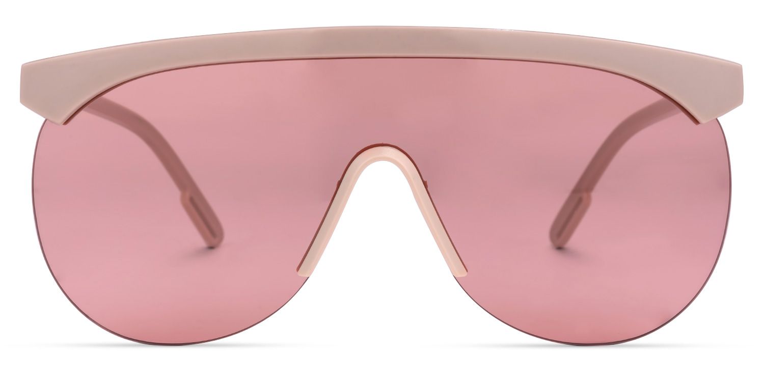 Olguimar Geometric Pink Sunglasses | ZEELOOL Canada0