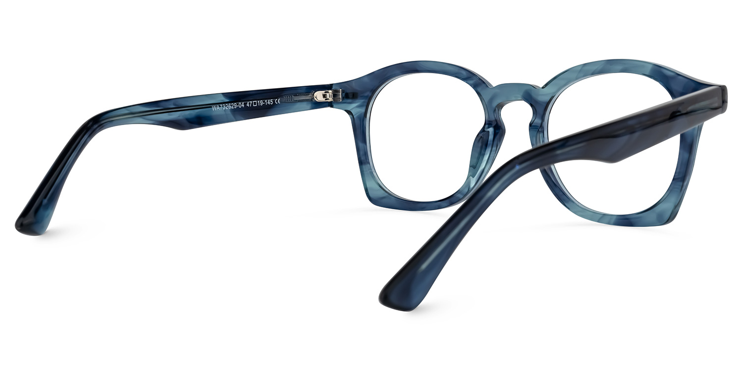 Natilus Round Blue Glasses | ZEELOOL Canada3