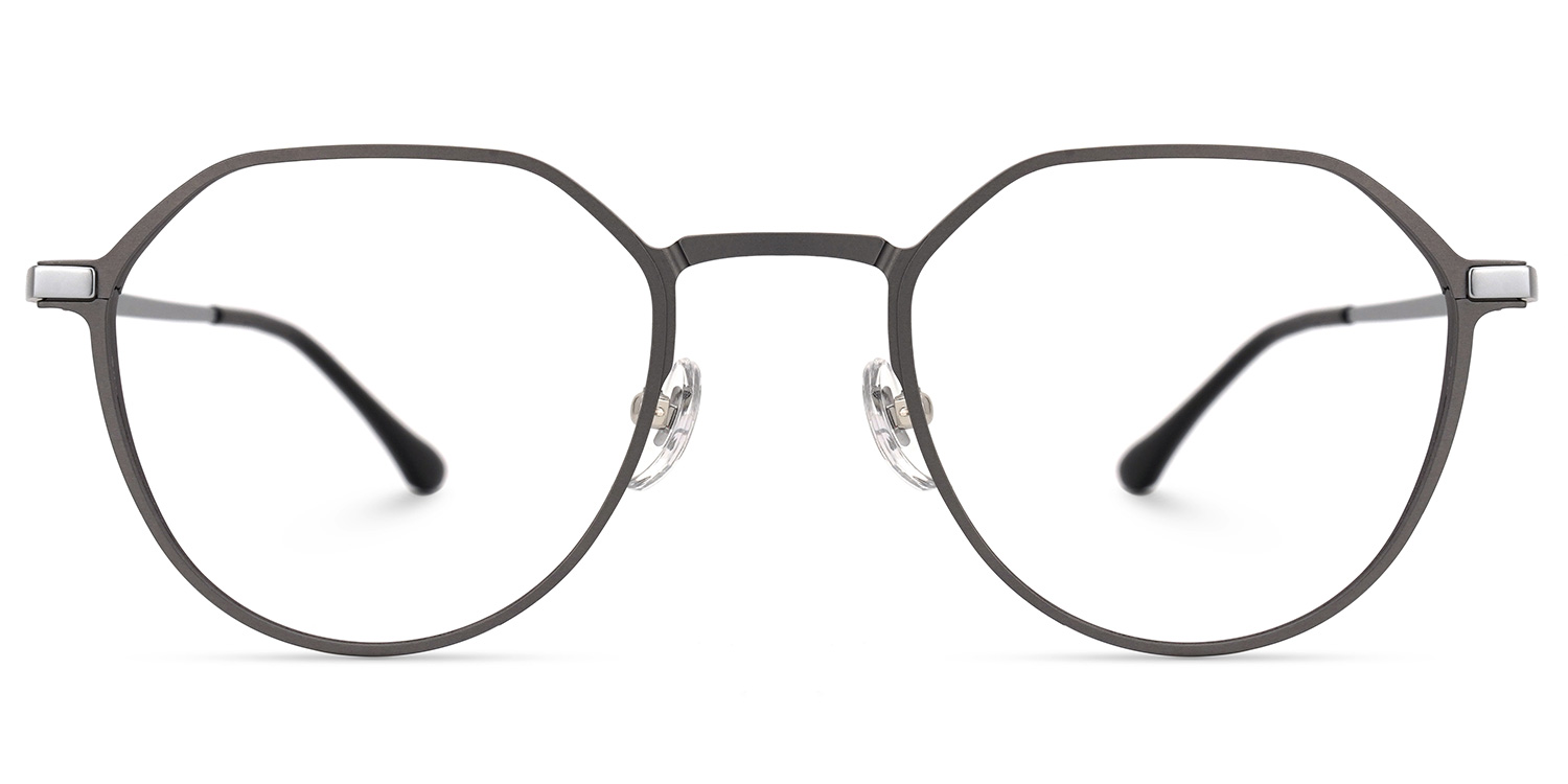 Boles Geometric Light-Grey Glasses | ZEELOOL Canada0