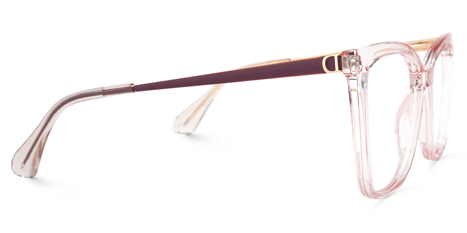 Roanoke Cateye Pink Glasses | ZEELOOL Canada2