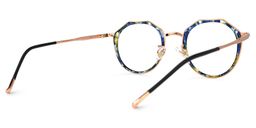 Gentry Geometric Blue-Floral Glasses3