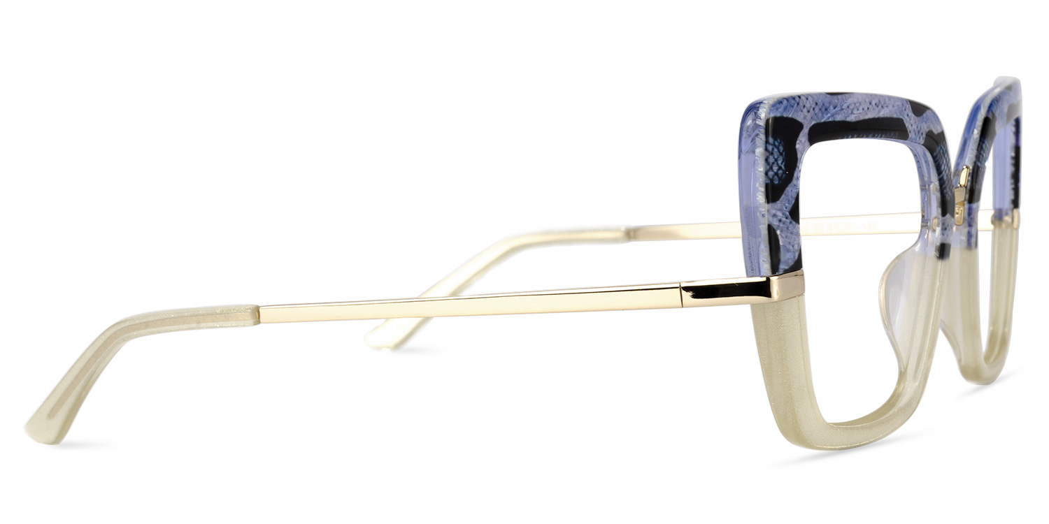 Natalin Square Snake/Skin Glasses | ZEELOOL Canada2