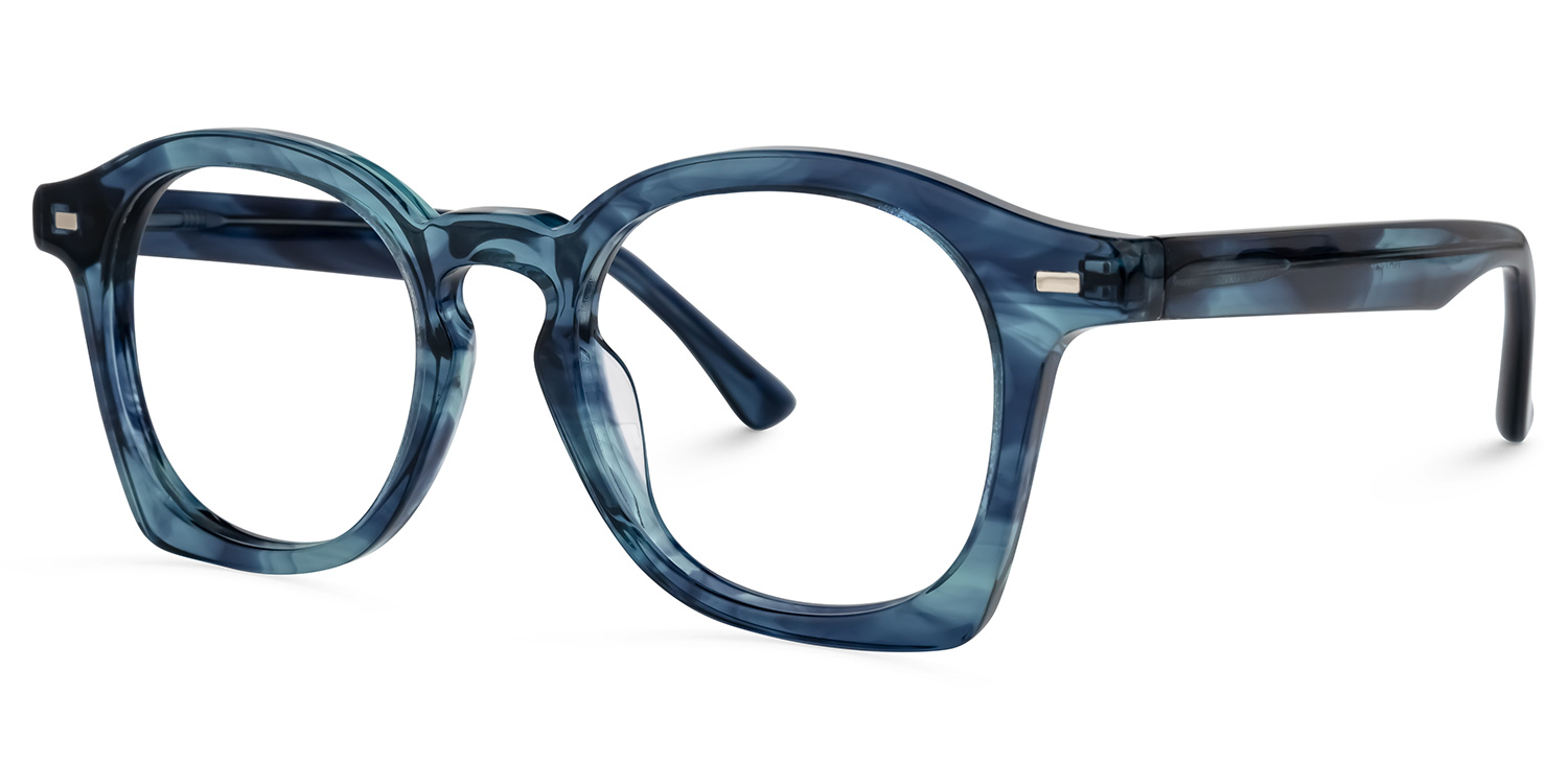 Natilus Round Blue Glasses1