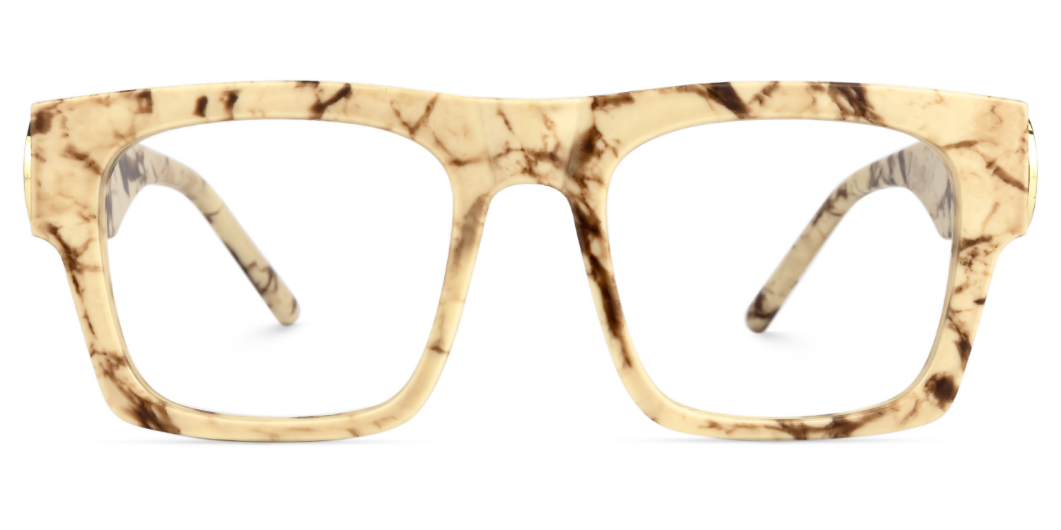Suheil Square Beige Glasses | ZEELOOL Canada0