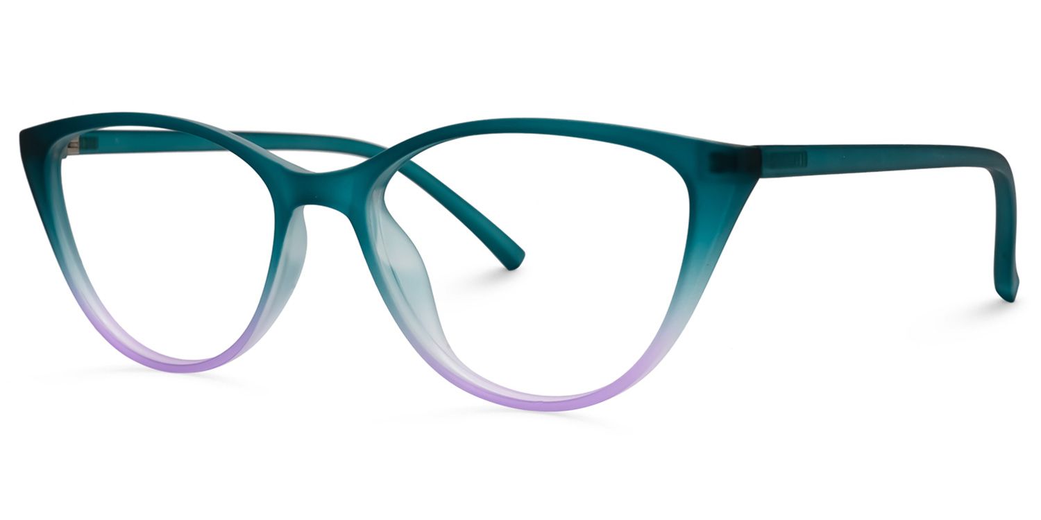 Lucy Cateye Green Glasses  | ZEELOOL Canada1