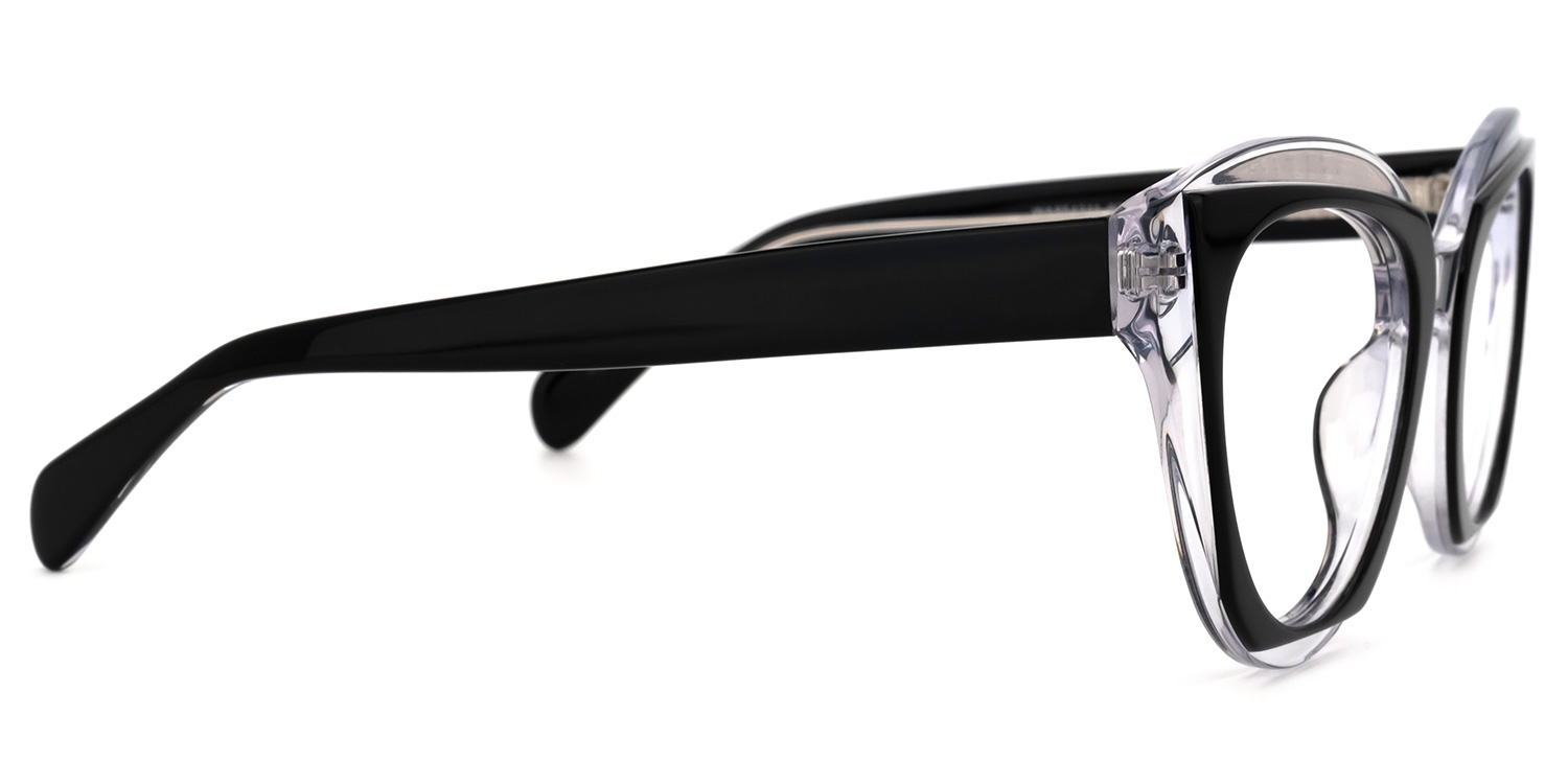 Karina Cateye Black Glasses | ZEELOOL Canada2