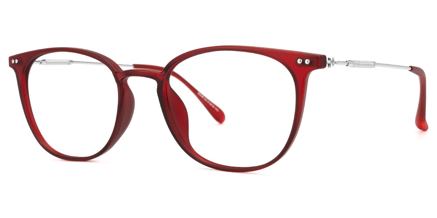 Vilanova Round Red Glasses | ZEELOOL Canada1