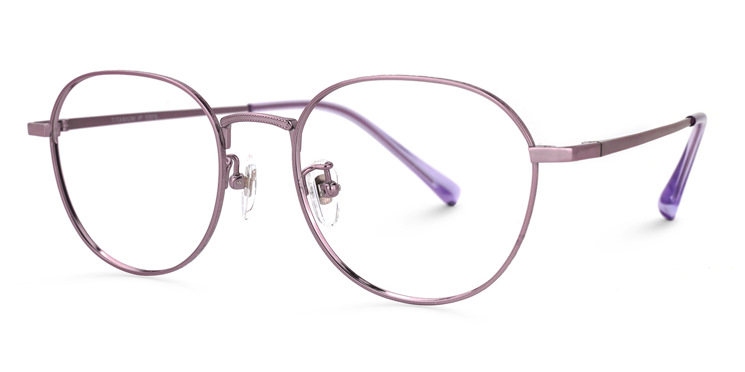 Vasquez Geometric Purple Glasses | ZEELOOL Canada1