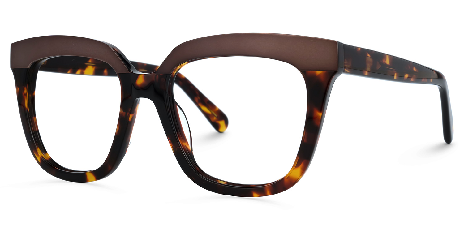 Milledge Square Tortoise Glasses | ZEELOOL Canada1