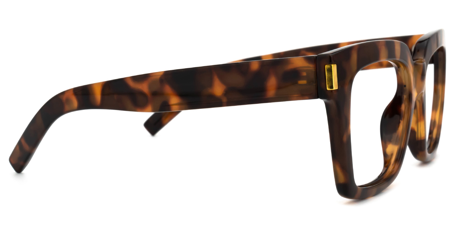 Johana Square Tortoise Glasses | ZEELOOL Canada2