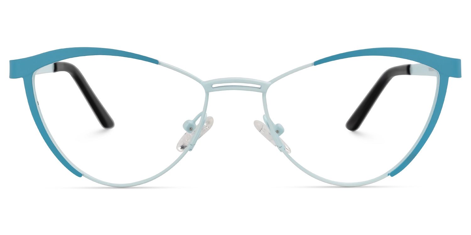 Sydney Cat Eye Blue Glasses | ZEELOOL Canada0