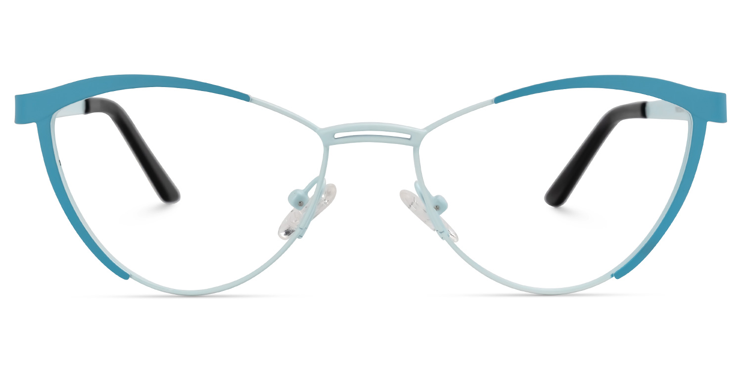 Sydney Cat Eye Blue Glasses | ZEELOOL Canada0