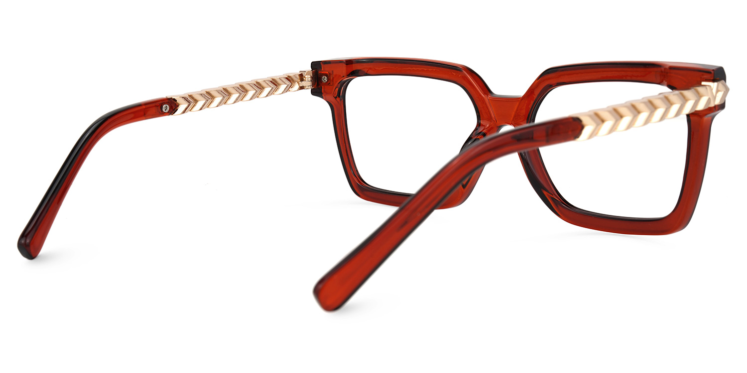 Andino Square Red Glasses3