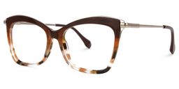 Russell Cateye Brown Glasses1