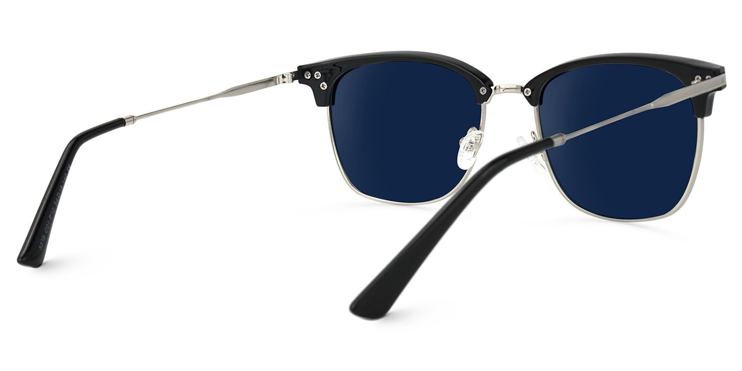 Marcelle Square Black Sunglasses | ZEELOOL Canada3