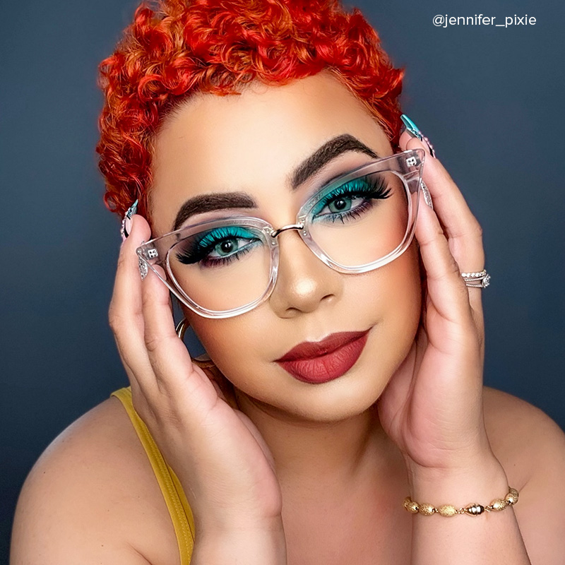 Martha Cat Eye Crystal Glasses | ZEELOOL Canada5