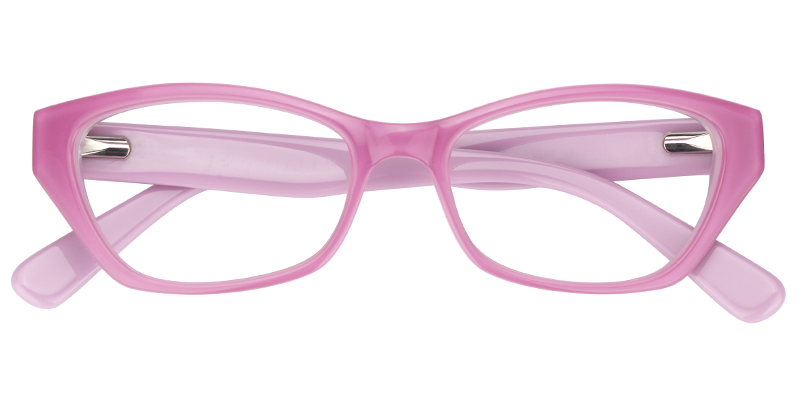 Rectangle Bright Pink Glasses1
