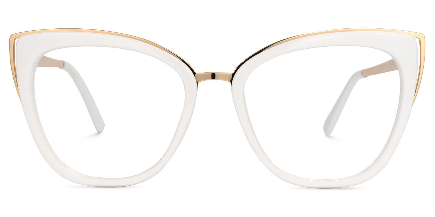 Ruiz Cateye White Glasses | ZEELOOL Canada0