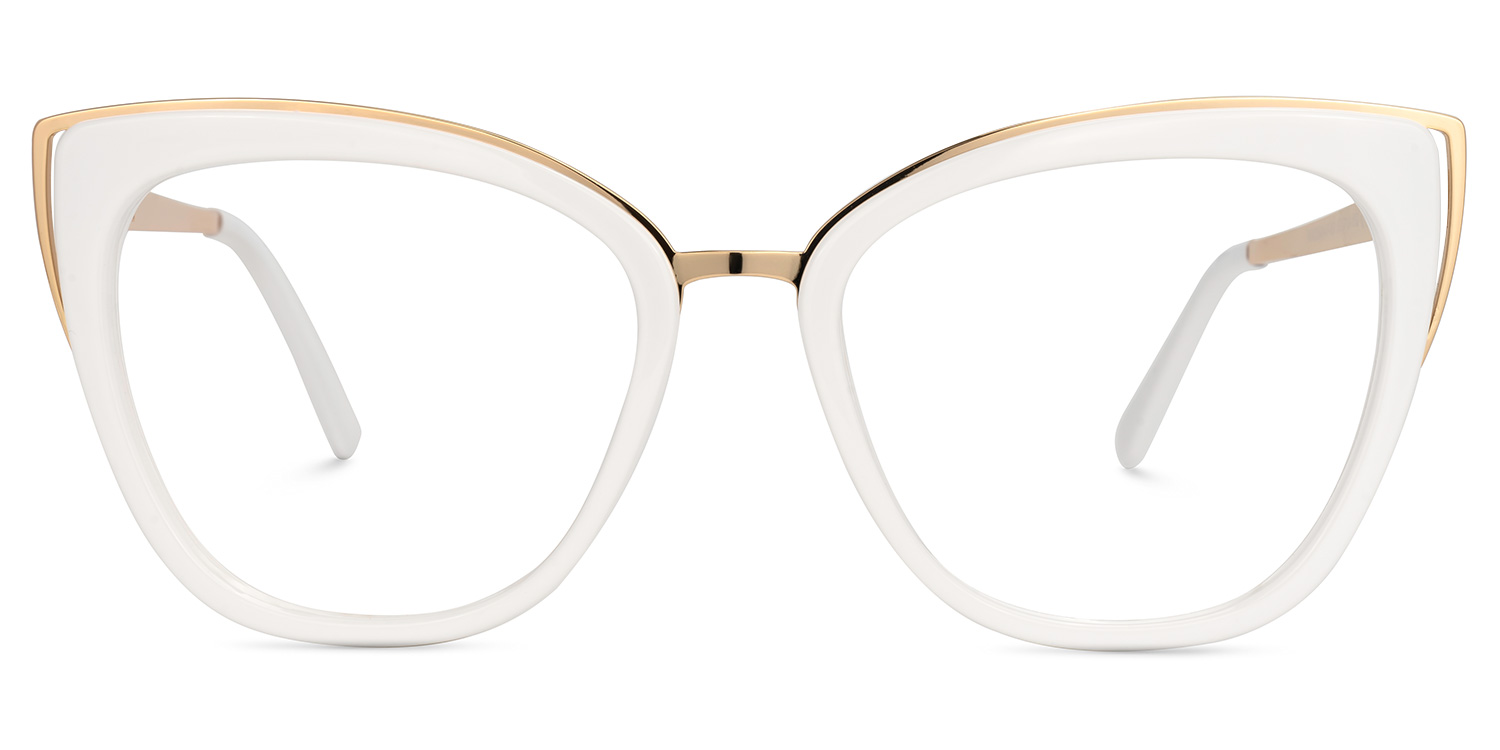 Ruiz Cateye White Glasses | ZEELOOL Canada0