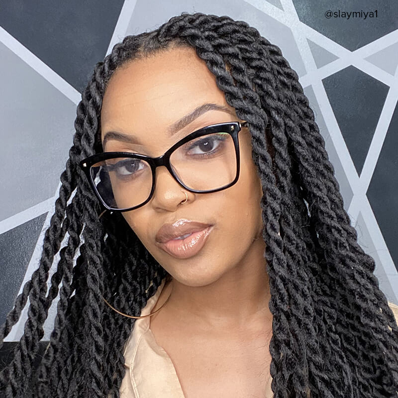 Isaebella Butterfly Black Frame Glasses | Zeelool9