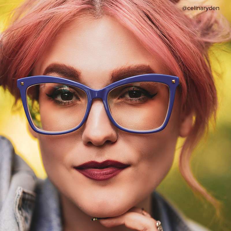 Isaebella Butterfly Blue Glasses7