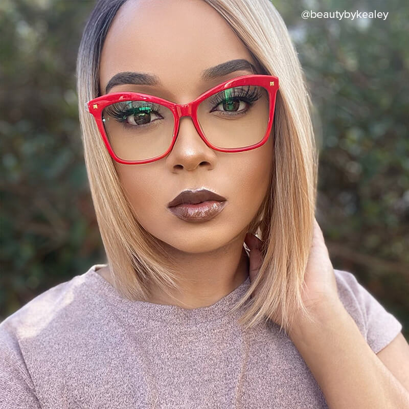 Isaebella Butterfly Red Glasses9